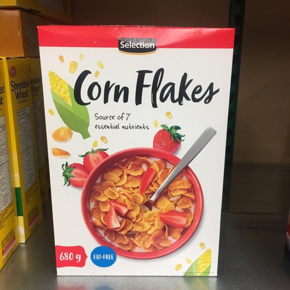 Amazon | 谷物玉米片 250g/盒 营养早餐 谷物小零食 香脆玉米片