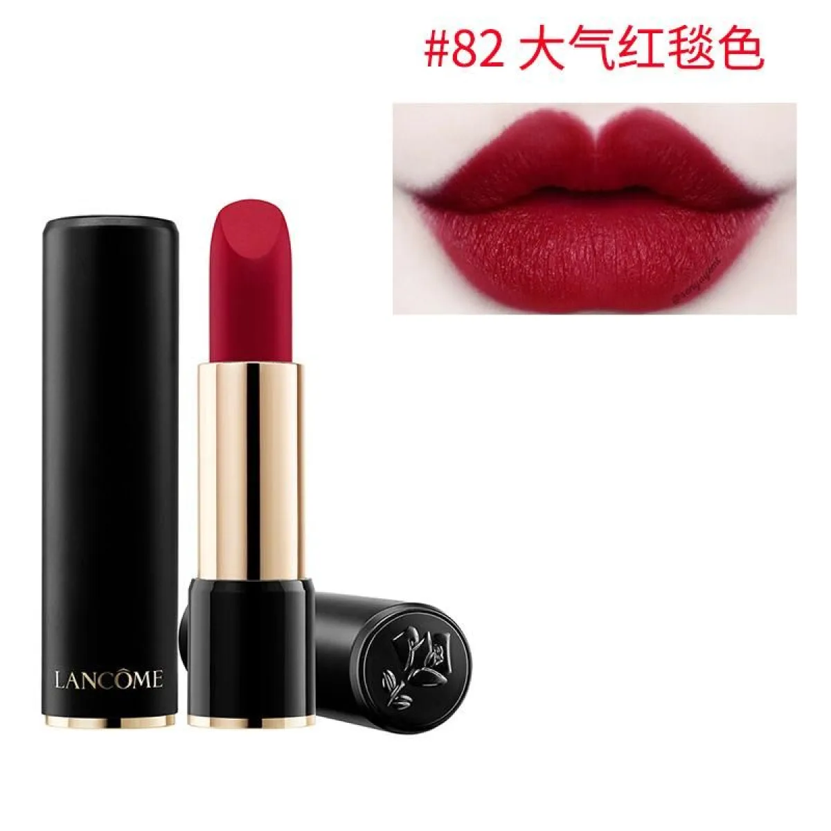兰蔻196口红505 525 888枫叶橘哑光唇膏宝石钻石02 274粉金管-唇膏-兰蔻