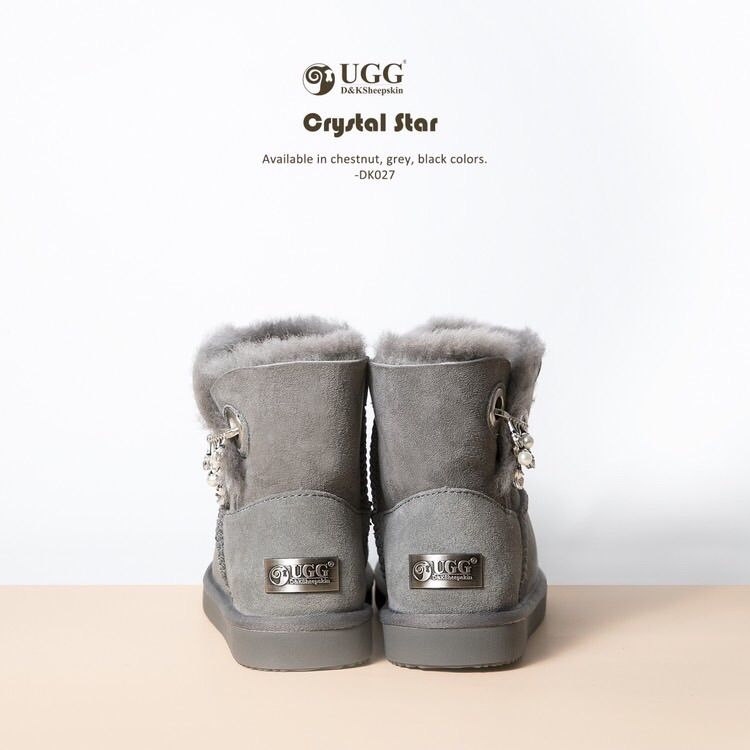 澳洲直邮DK新品秋冬雪地靴内增高女鞋保暖DK027-靴子-D&KSheepskin UGG