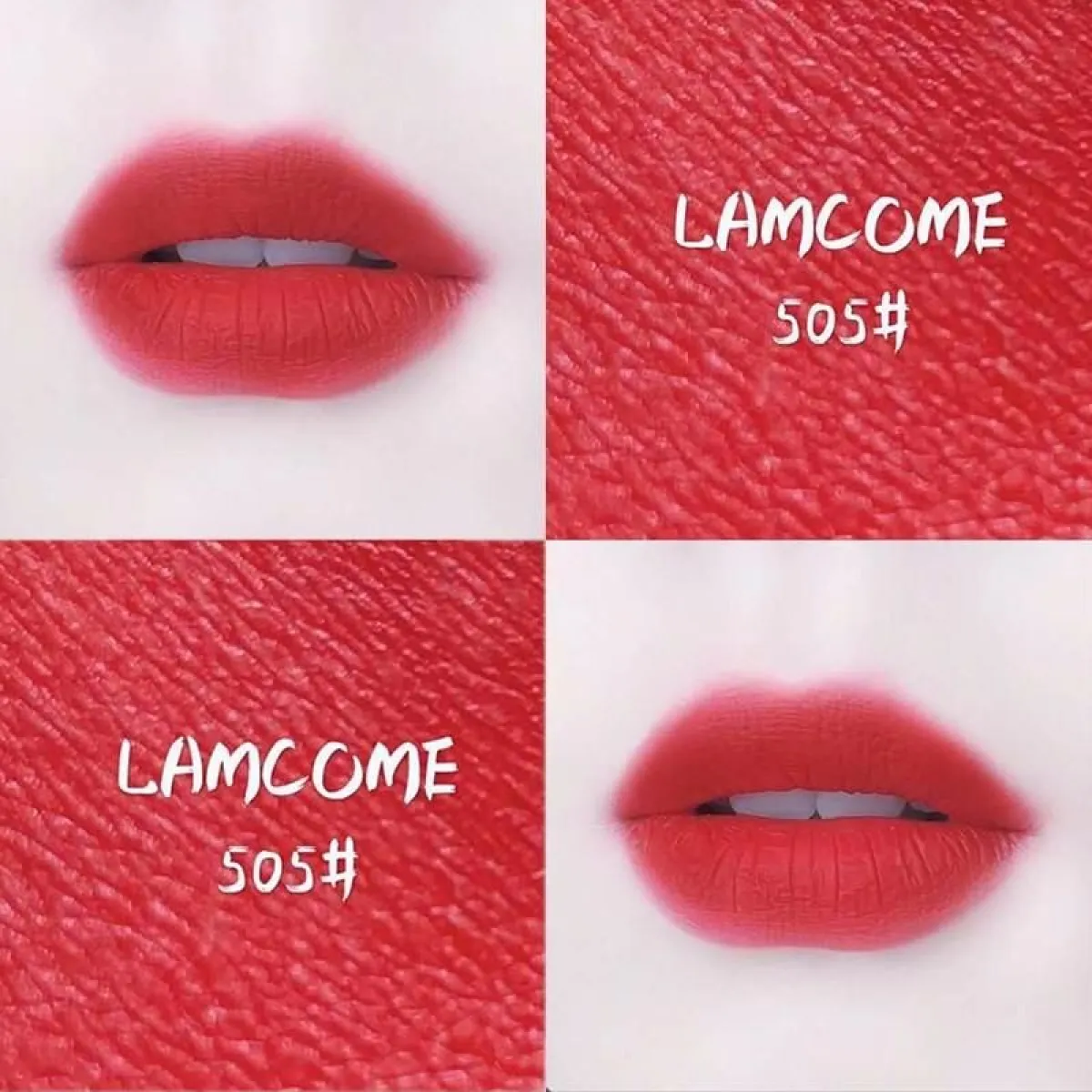 口紅 Lchan 兰蔻196口红505 525 888枫叶橘哑光唇膏宝石钻石02 274粉金管-唇膏-兰蔻