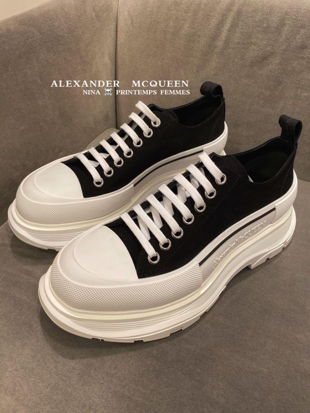 Alexander mcqueen discount 帆布鞋